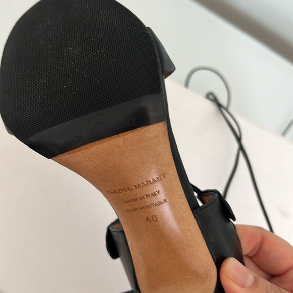 Isabel Marant - Strappy Leather Heels size 40 - Picture 3 of 4